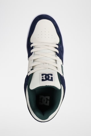 Baskets en cuir - Blanc et bleu marine - DC Shoes