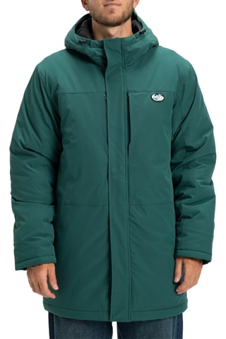 Piumino lungo con cappuccio - Verde scuro - DC Shoes