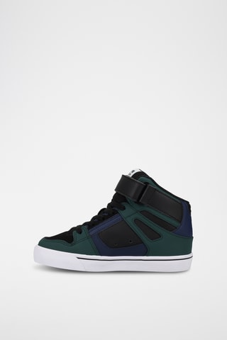 Baskets montantes en cuir - Vert foncé - DC Shoes