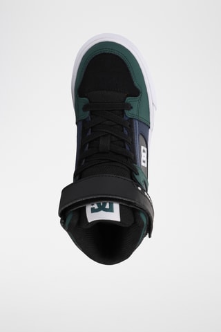 Baskets montantes en cuir - Vert foncé - DC Shoes