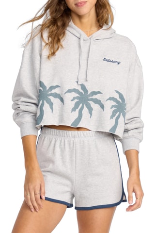 Sweat polaire à capuche - Gris clair - Billabong
