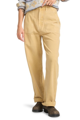 Pantalon wide legs taille haute - Beige - Billabong