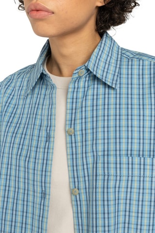Chemisier en coton biologique - Bleu - Element