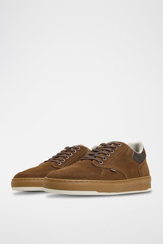 Sneakers in pelle scamosciata - Marrone - Element