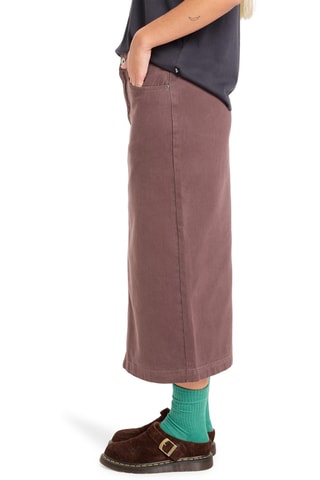 Jupe droite en jean - Marron - Quiksilver