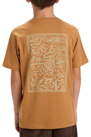 T-shirt en coton biologique - Marron clair - Quiksilver