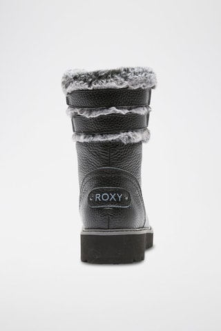 Bottines fourrées en cuir - Noir - Roxy