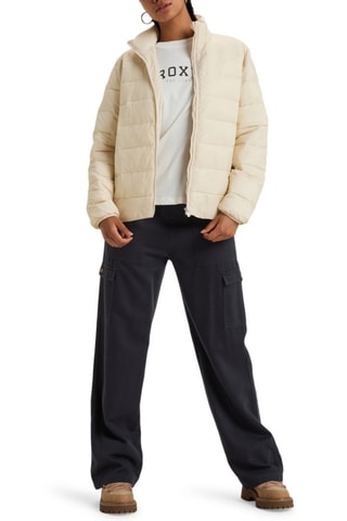 Piumino con cappuccio - Beige - Roxy