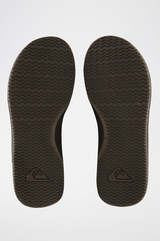 Tongs en cuir - Noir - Quiksilver
