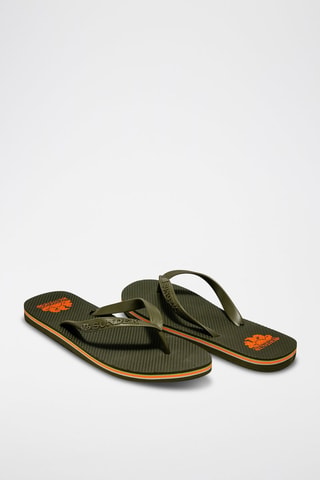 Slippers - Donkergroen Sundek