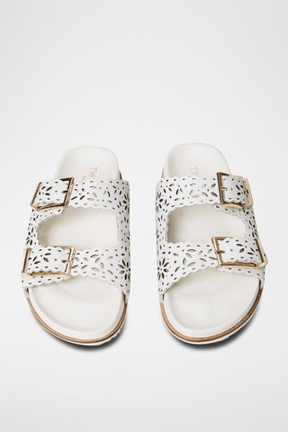 Leren Muiltjes - Wit - Twin Set