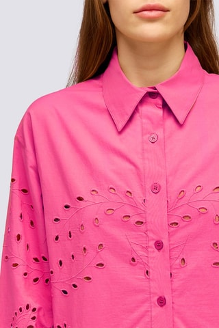 Jurk met lage taille - Fuchsia - Sundek