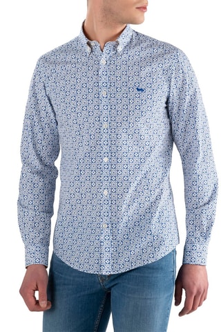 Overhemd - Blauw - Harmont & Blaine