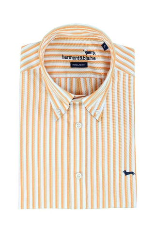 Overhemd - Oranje - Harmont & Blaine
