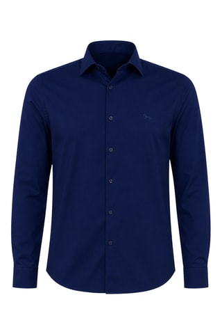 Overhemd - Marineblauw - Harmont & Blaine