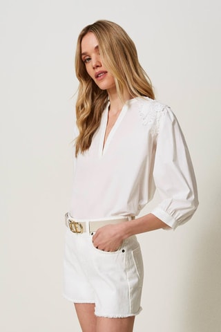 Top Loose Fit - Wit - Twin Set