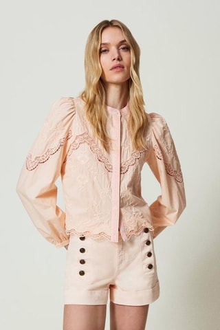 Blouse Regular Fit - Roze - Twin Set