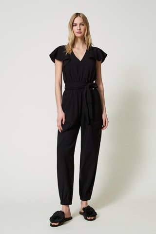Jumpsuit Loose Fit - Zwart - Twin Set