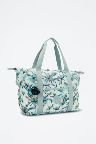 Sac porté épaule - Beige et bleu
