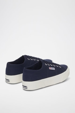 Platform Sneakers - Marineblauw