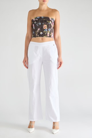 Pantalon carotte - Blanc