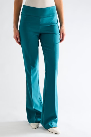 Pantalon taille haute - Vert émeraude