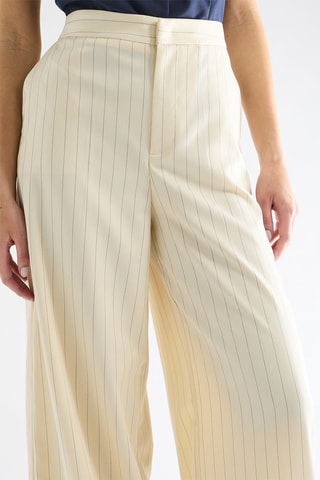 Pantalon taille haute - Beige