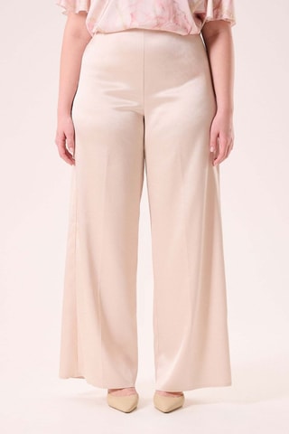 Pantalon taille haute - Beige