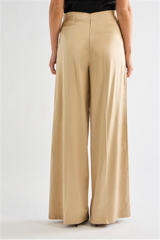Pantalon taille haute - Beige