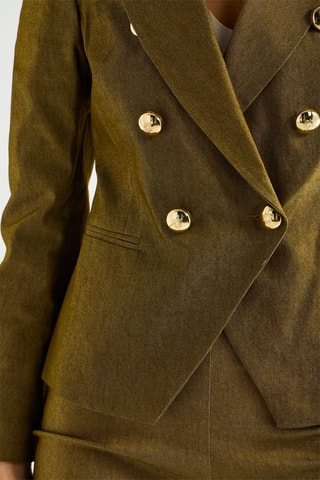 Veste en jean - Kaki