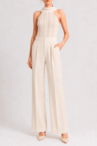 Top sans manches - Beige