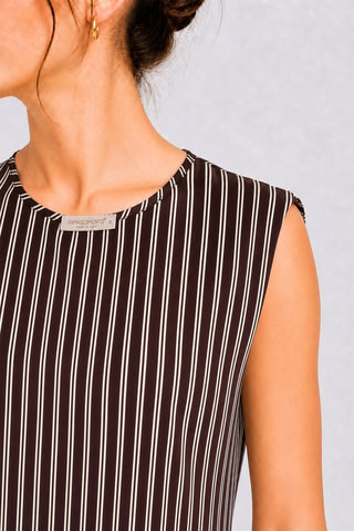 Top sans manches - Marron