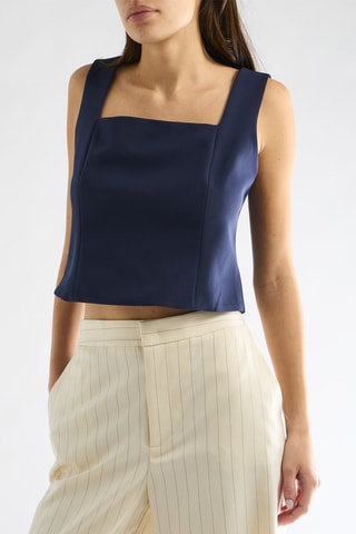 Top - Bleu marine