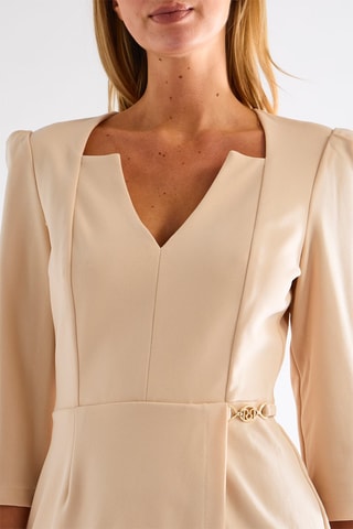 Robe droite - Beige