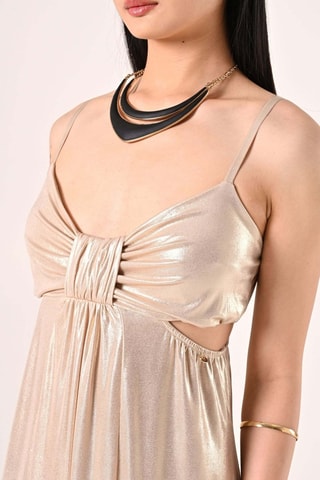Robe longue - Doré