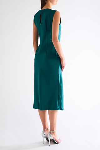 Robe midi - Vert foncé