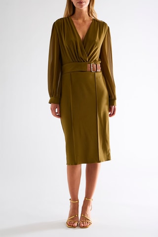 Robe droite - Kaki