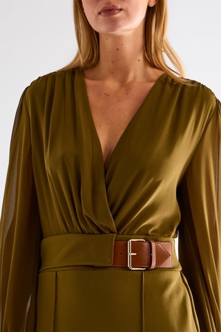 Robe droite - Kaki