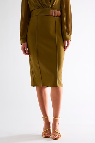 Robe droite - Kaki