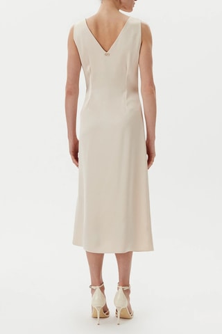 Robe midi - Beige