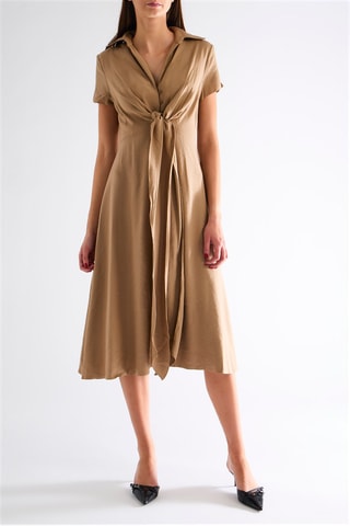 Robe patineuse - Beige