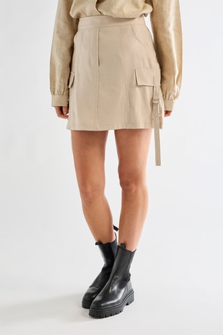 Jupe droite - Beige