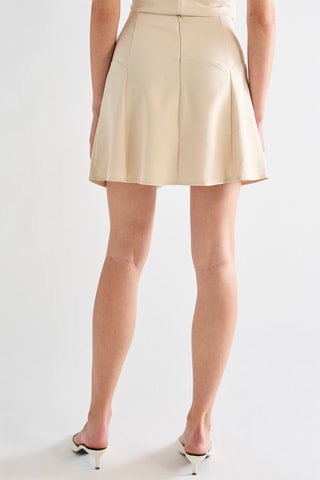 Jupe droite - Beige clair