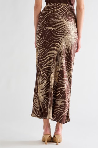 Jupe droite - Marron