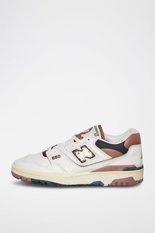 Baskets en cuir BB550 - Blanc