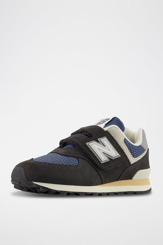 Baskets en nubuck 574 - Noir