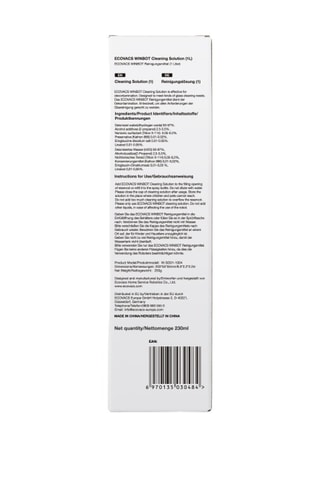 Solución limpiadora Ecovacs Winbot - 230 ml