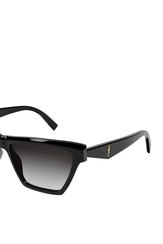 Lunettes de soleil femme - Catégorie 3 - Saint Laurent - Doré et noir