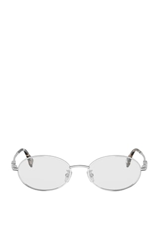 Lunettes de vue mixte - Fendi - Argenté, marron et noir