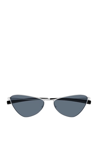 Lunettes de soleil femme - Catégorie 3 - Saint Laurent - Argenté et bleu